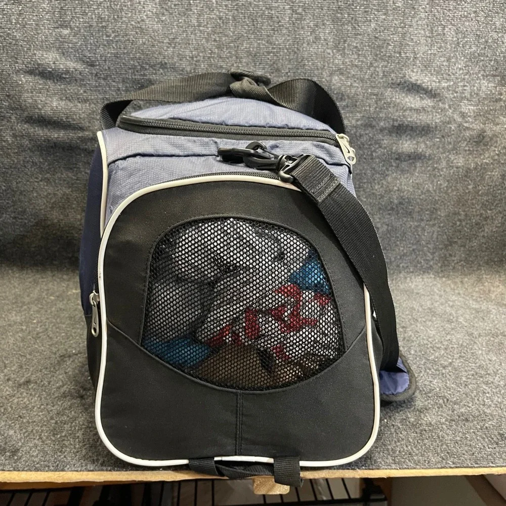 Nike BA2484-492 Navy/Black Brasilia 4 Medium‎ Duffel Workout Travel Gym Bag